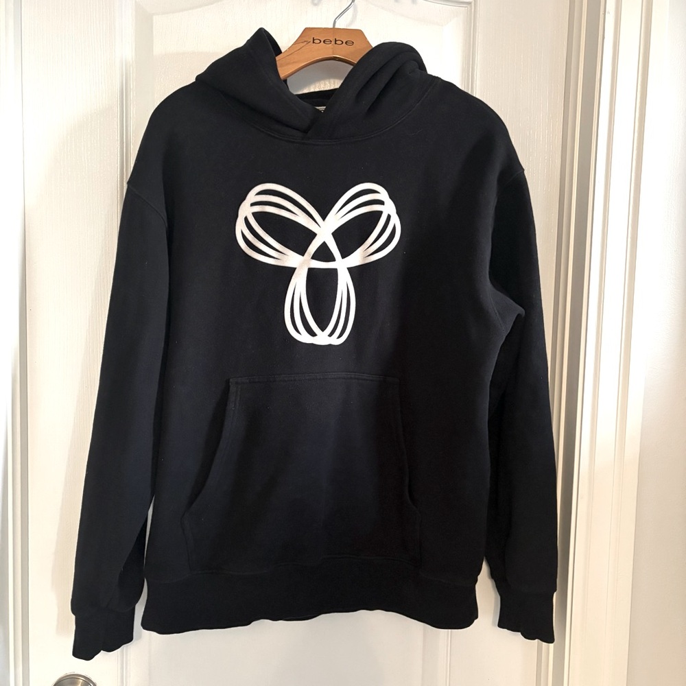 TNA Black Hooded Sweatshirt Size Medium
